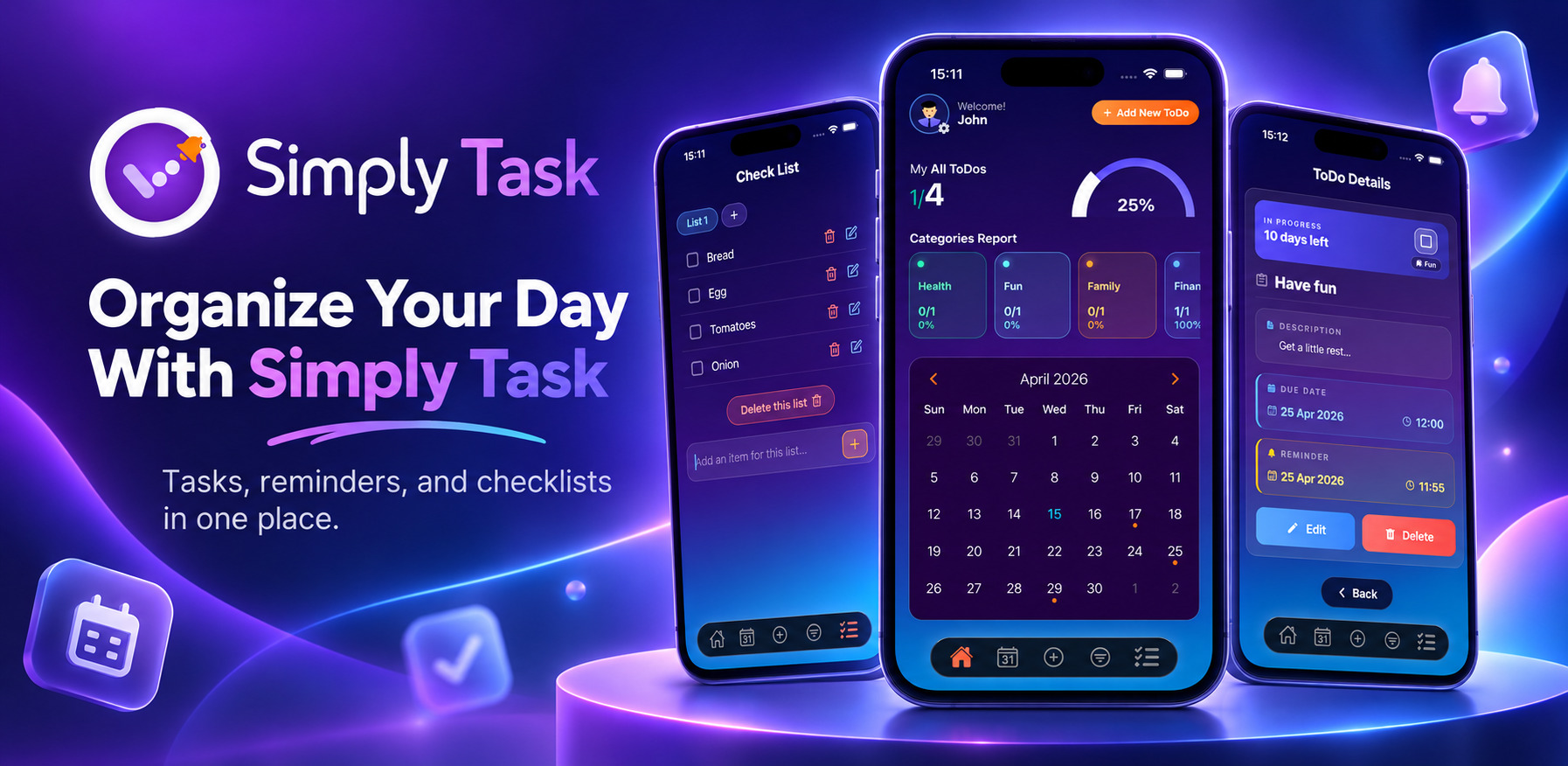 Simple Task project preview